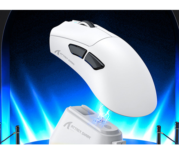Attack Shark V3 PRO PAW3311 biała ze stacją ładującą - 1545128 - zdjęcie 6